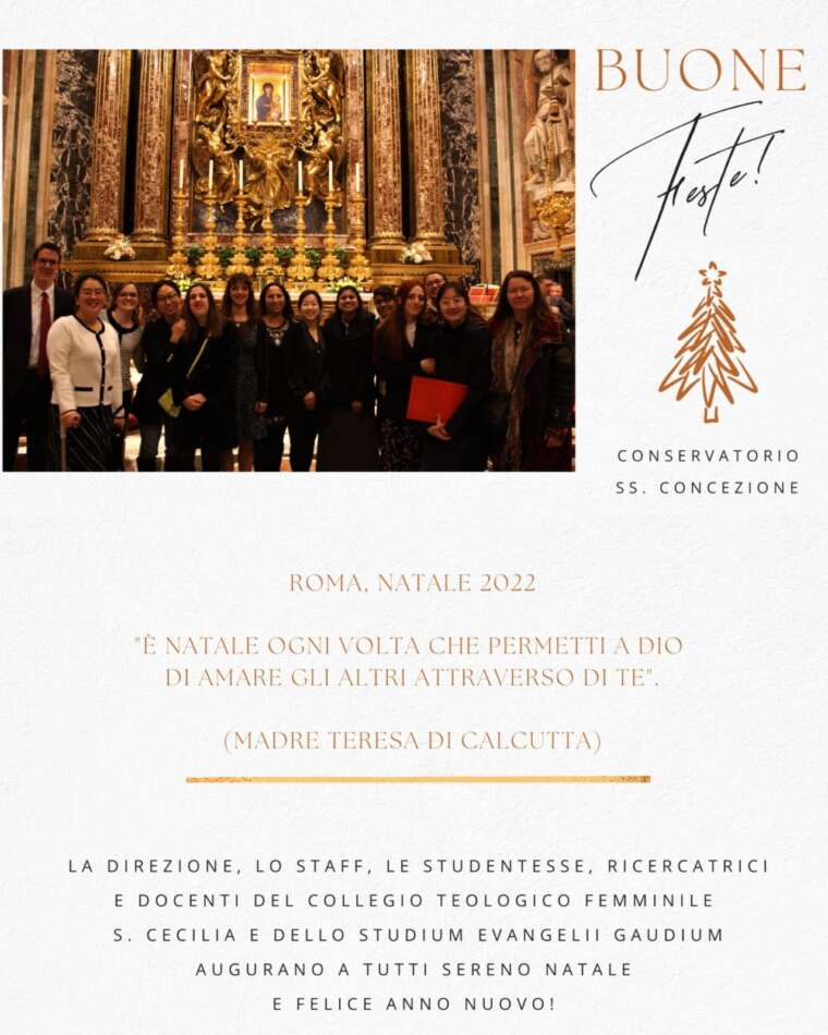 Buon Natale dal Conservatorio SS. Concezione!