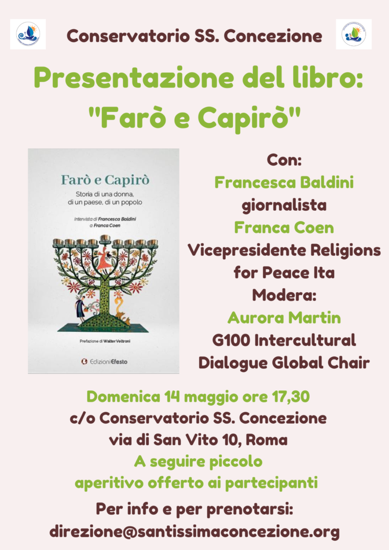 Presentazione libro “Farò e Capirò” con Francesca Baldini e Franca Coen